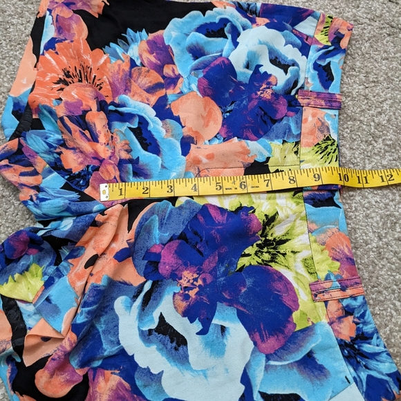Worthington floral neon printed shorts - Picture 9 of 12